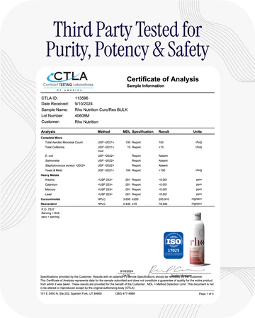 Rho Nutrition Liposomal Cellular Longevity Essentials